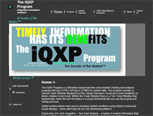 Tablet Screenshot of iqxp.net